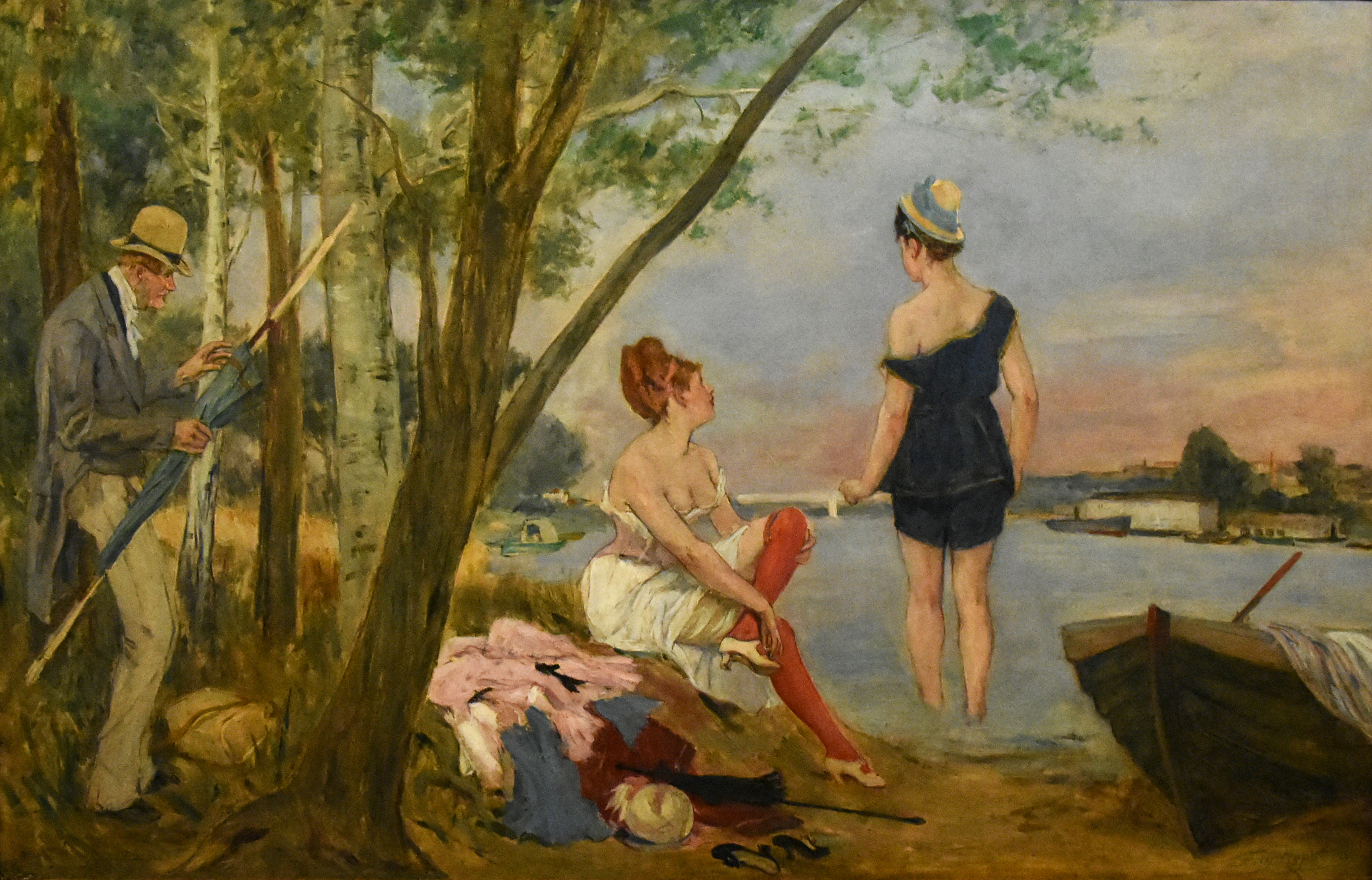 'Dimanche à Bougival ou Dernier émoi' by Félicien Rops